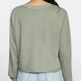 RVCA Women's PTC Boyfriend Longsleeve Shirt