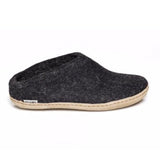Glerups Unisex Leather Sole Open Heel Slippers