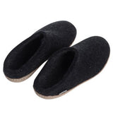 Glerups Unisex Leather Sole Open Heel Slippers