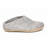 Glerups Unisex Leather Sole Open Heel Slippers